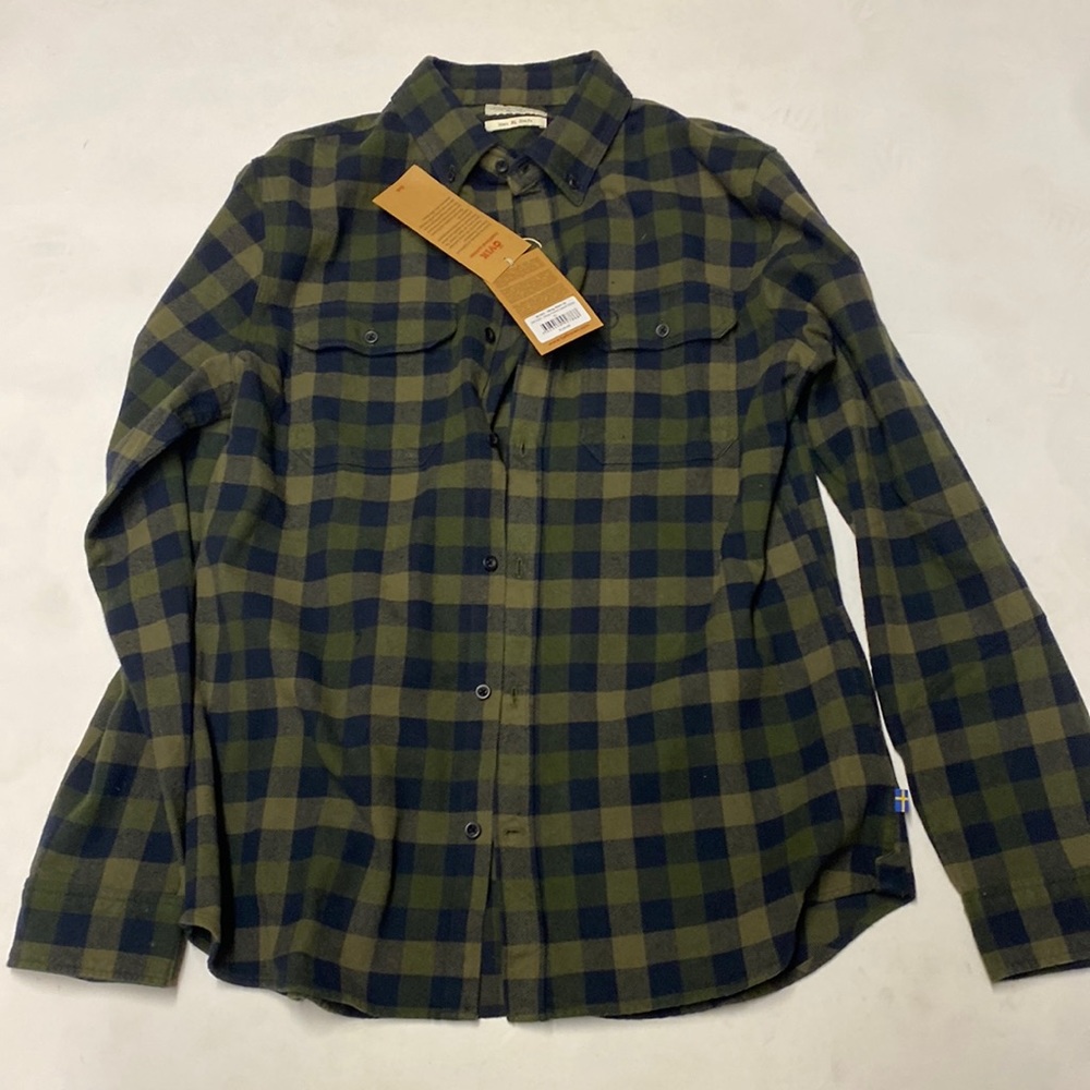 NWT Fjallraven Skog Slim Fit Deep Forest / Laurel Green size XL